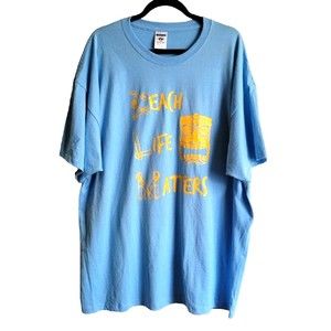 Vintage Beach Life Matters Tiki Bar Graphics Hawaiian Style T Shirt Mens 3XL